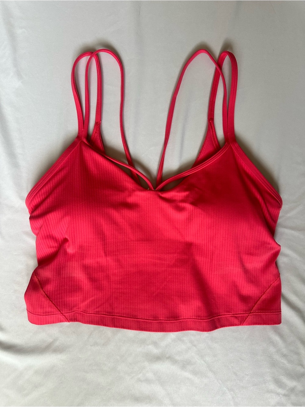 lululemon Align Strappy Ribbed Tank Top - Light Support, Glaze Pink